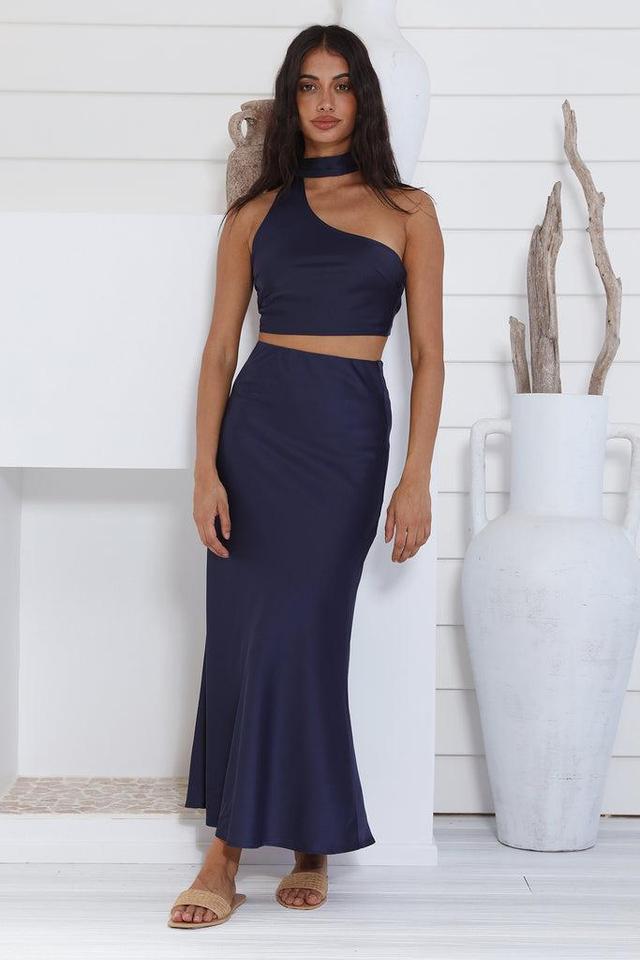 Astraea Maxi Skirt Blue Product Image