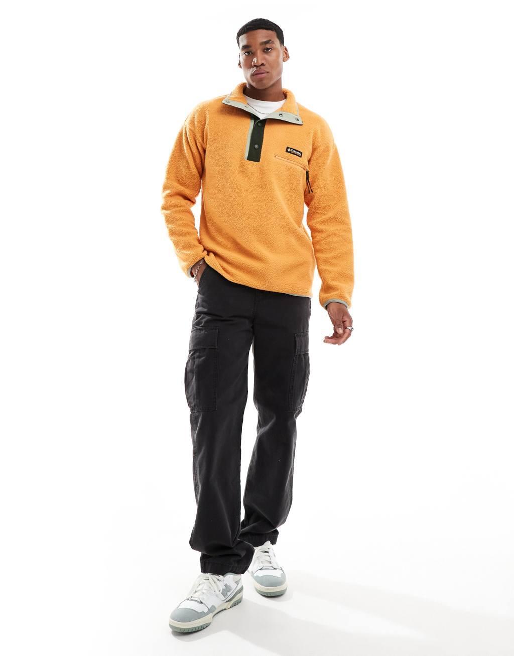 Columbia Helvetia II half snap fleece in orange Product Image