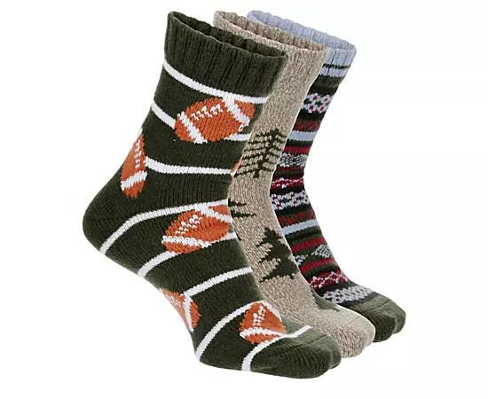 Sof Sole Men's Holiday Tree Crew Socks 3 Pairs Product Image