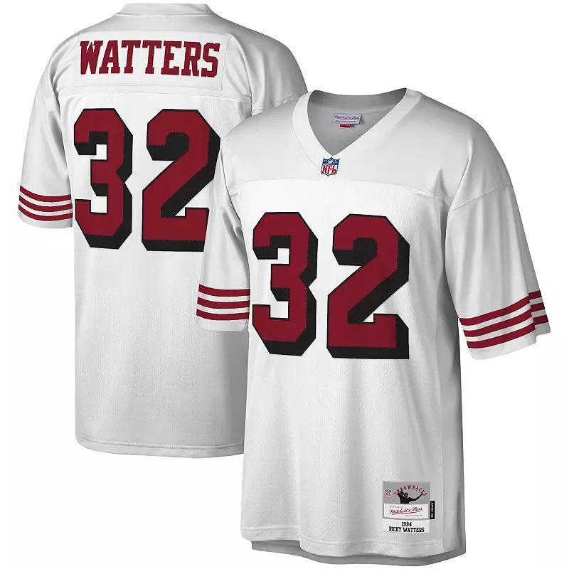 Mens Mitchell & Ness Ricky Watters White San Francisco 49ers Legacy Replica Jersey - White Product Image