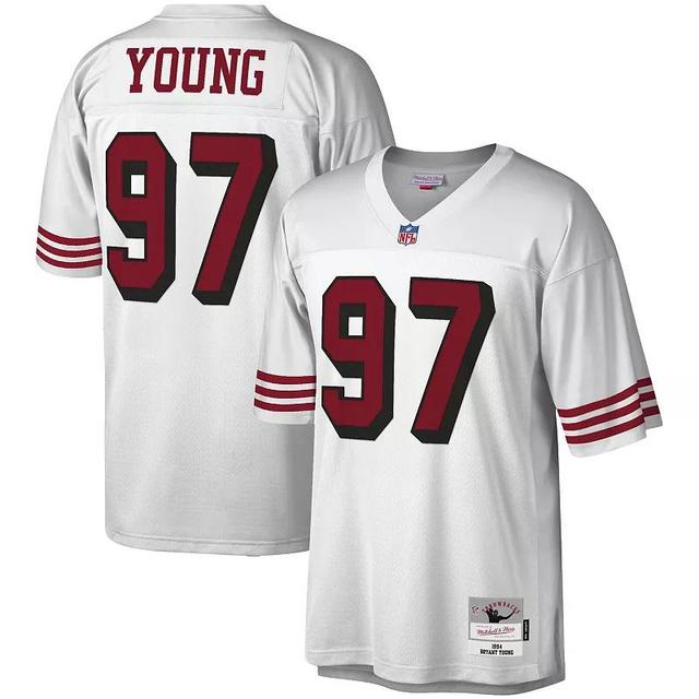 Mens Bryant Young White San Francisco 49ers 1994 Legacy Replica Jersey - White Product Image