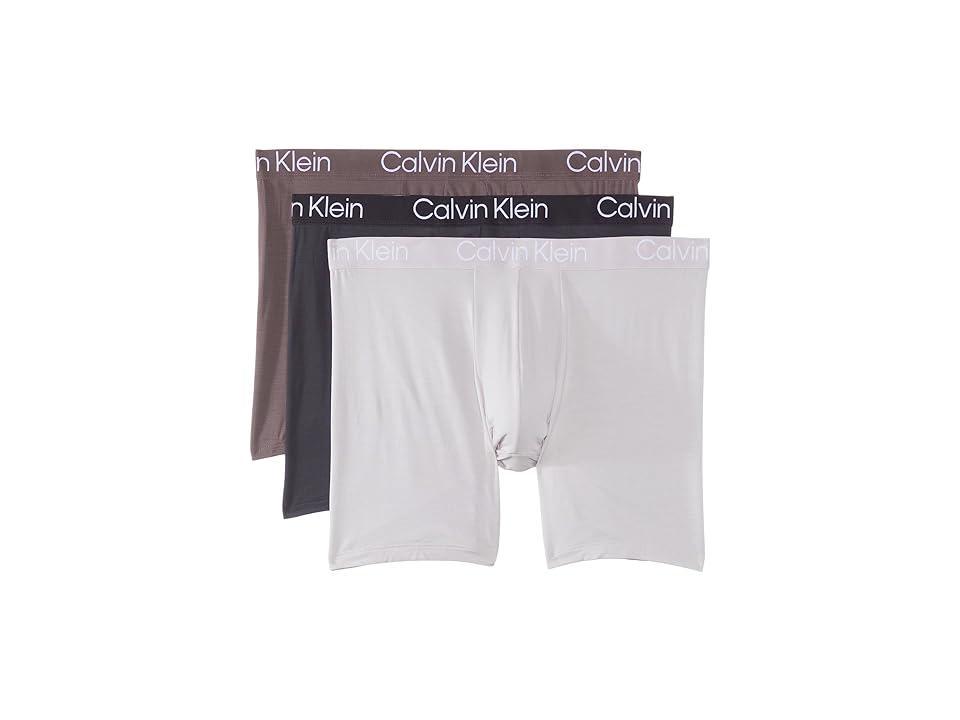 Calvin Klein Ultra-Soft Modern 3-Pack Stretch Modal Boxer Briefs Product Image