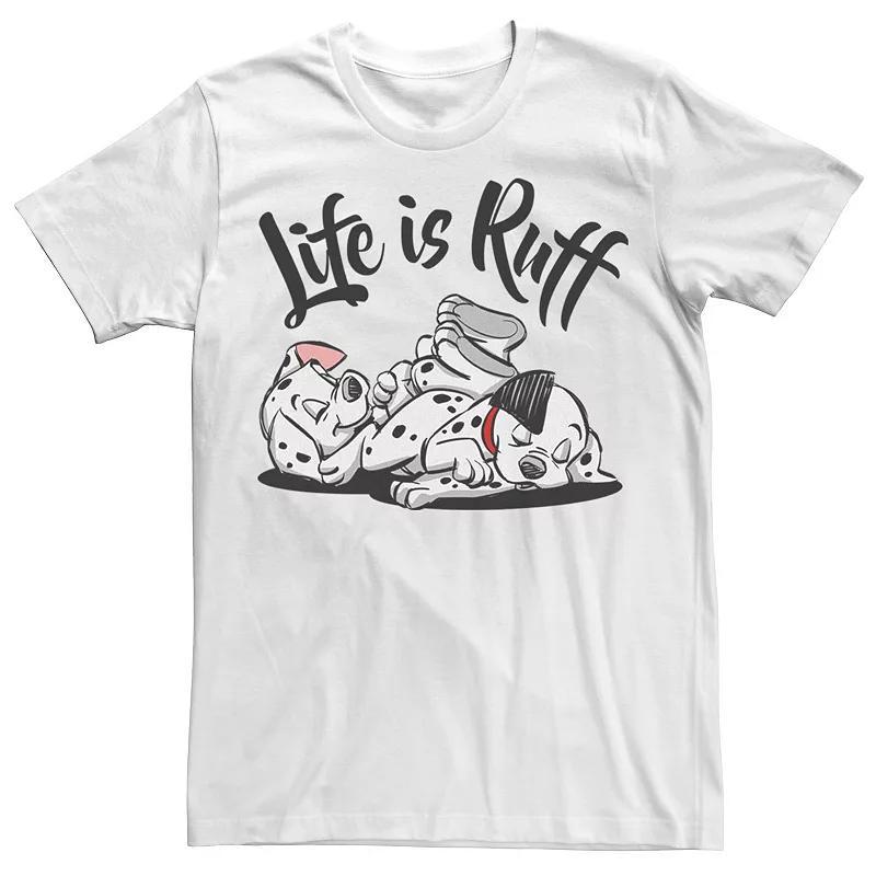 Disneys 101 Dalmatians Mens Sleeping Puppies Life Is Ruff Tee Product Image