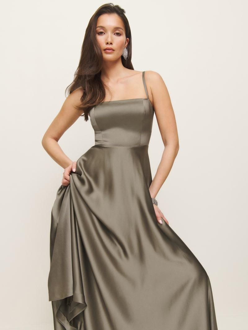 Gracen Satin Dress Product Image