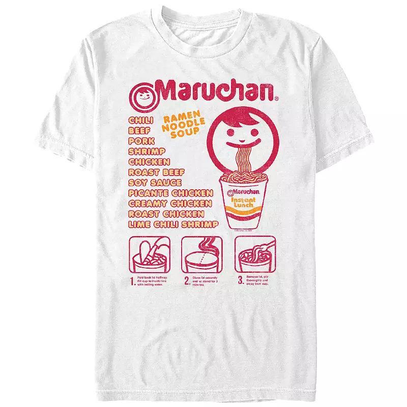 Mens Maruchan Ramen Noodle Soup Flavors Graphic Tee Product Image