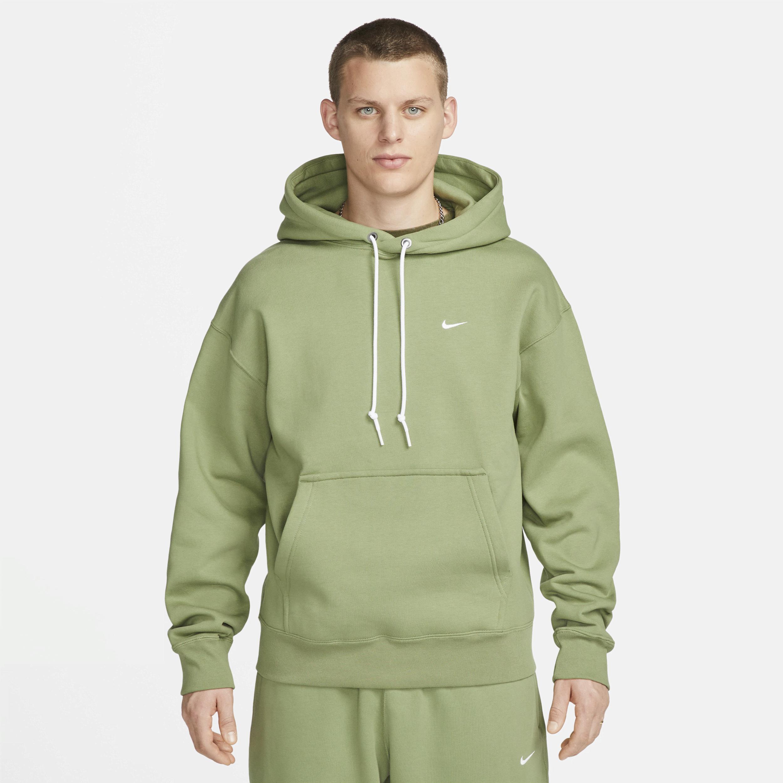 Nike Men's Solo Swoosh Fleece Pullover Hoodie Product Image