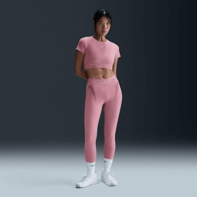 Women's Nike Pro Mid-Rise 7/8 Graphic Leggings Product Image