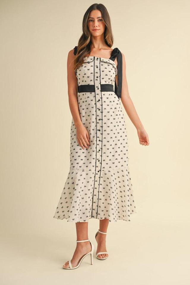 Ribbon Midi Dress Product Image