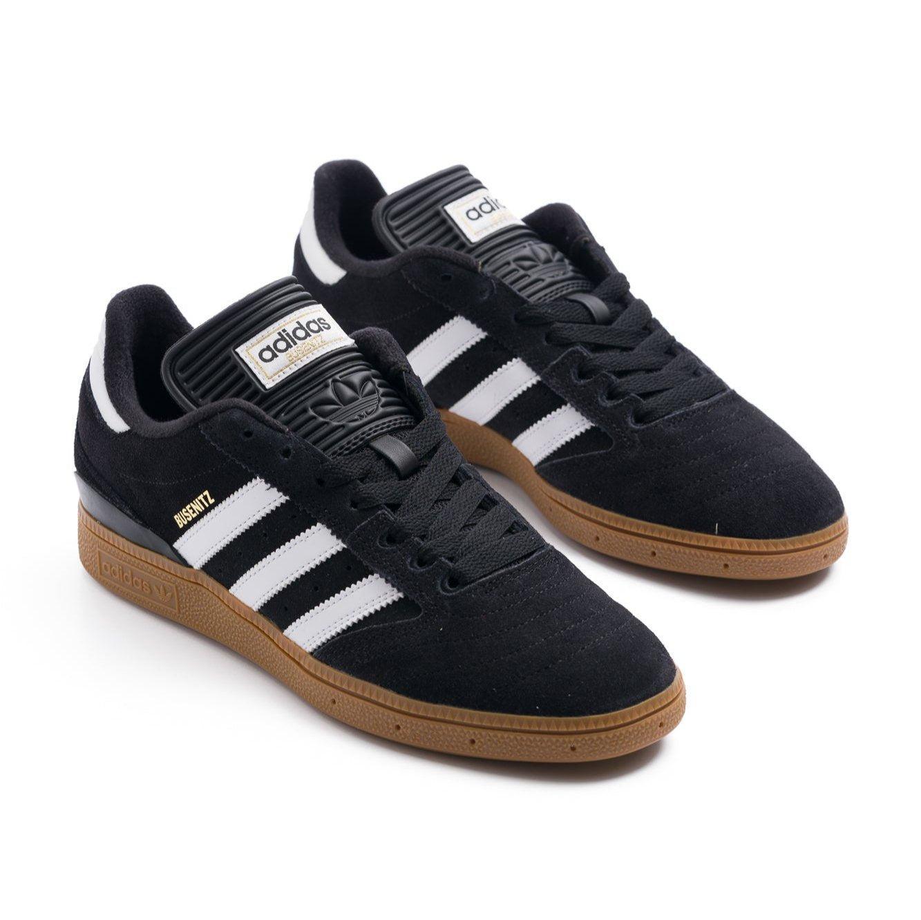 Adidas Skateboarding Busenitz Pro Men's Skate Shoe - Core Black/Cloud White/Gold Metallic Male Product Image