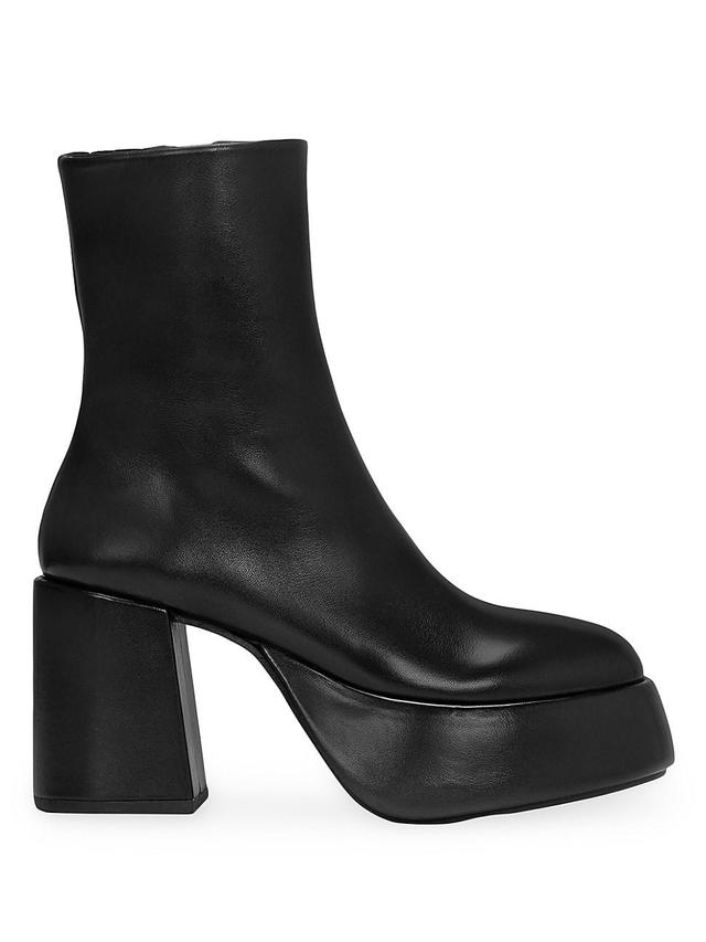 Womens Tacplat Platform Leather Booties Product Image