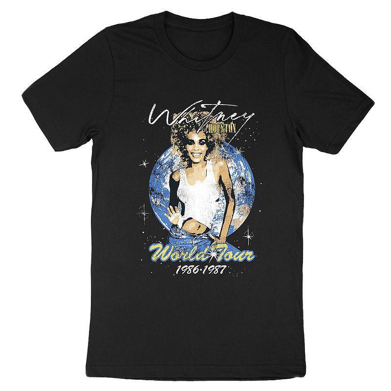 Mens Whitney Houston Tee Black Product Image