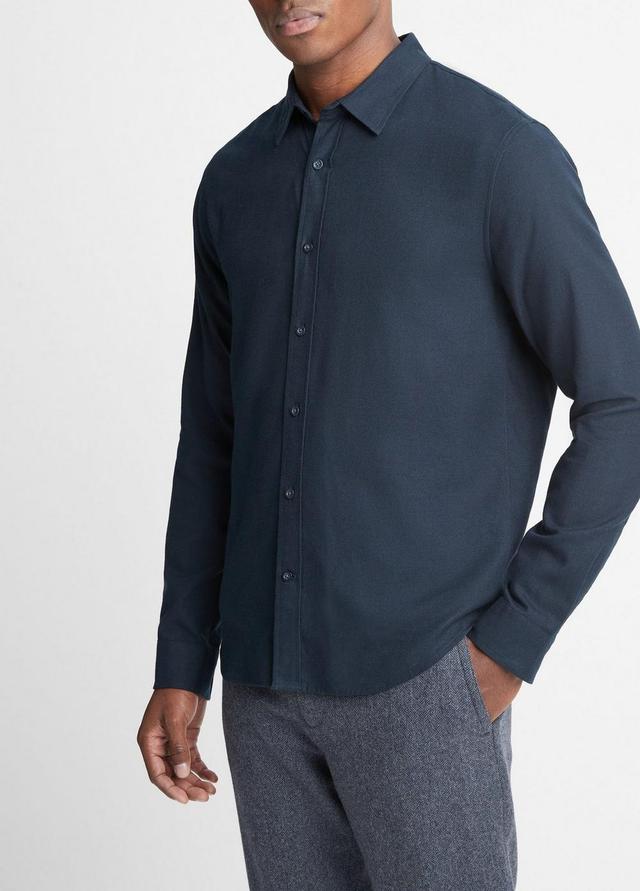 Brushed Cotton-Wool Shirt Product Image