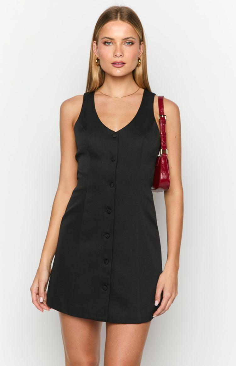 Jenny Black Mini Dress Product Image