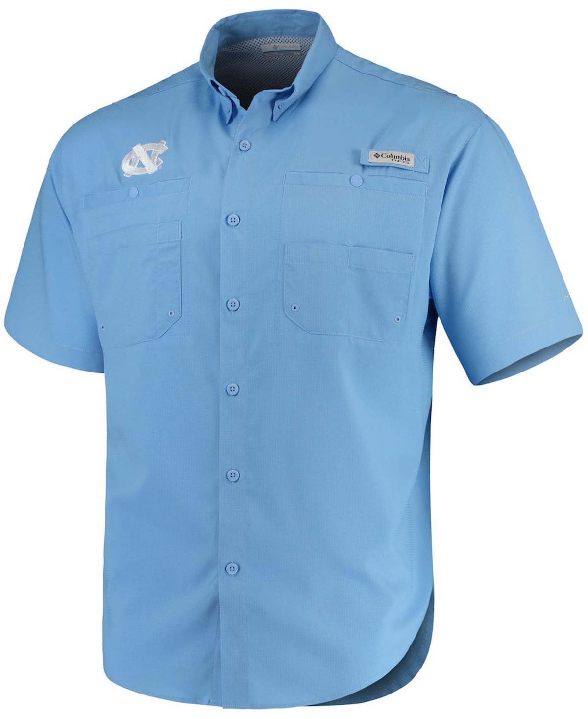 Columbia Mens Collegiate PFG Tamiami Short Sleeve Shirt - North Carolina- Product Image