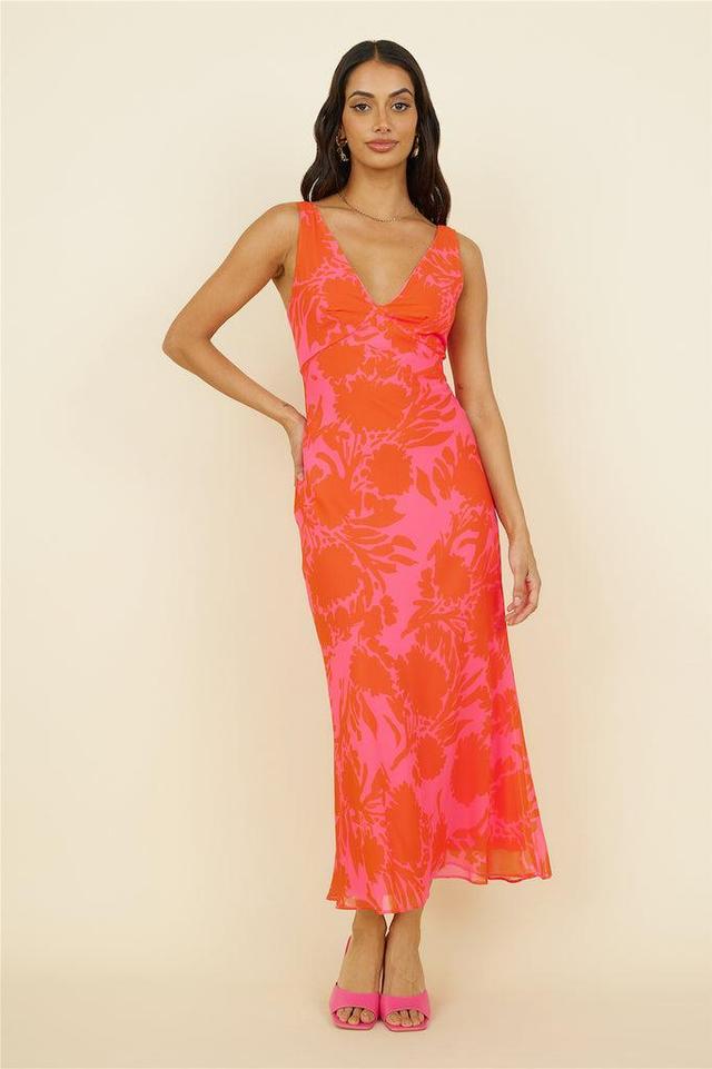 Your Favourite Song Maxi Dress Pink Product Image