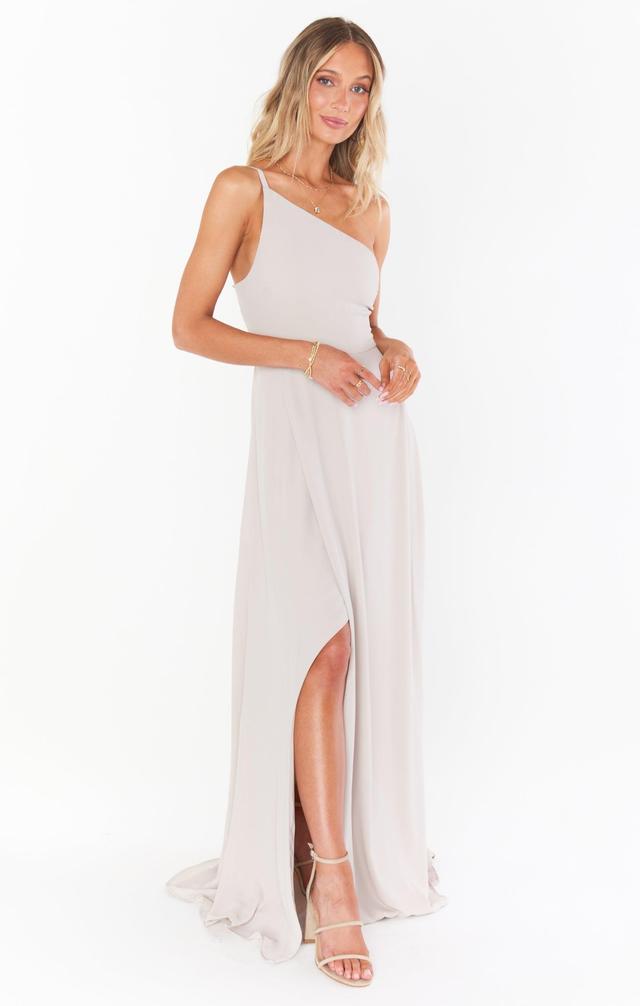 Shannon One Shoulder Dress ~ Show Me the Ring Crisp Product Image