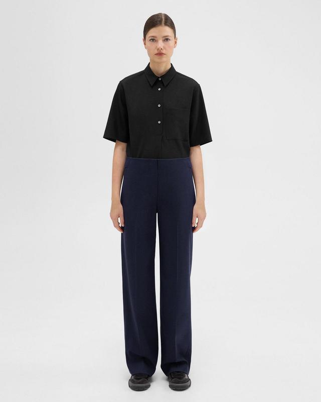 Adjustable Wool Gabardine Pant Product Image