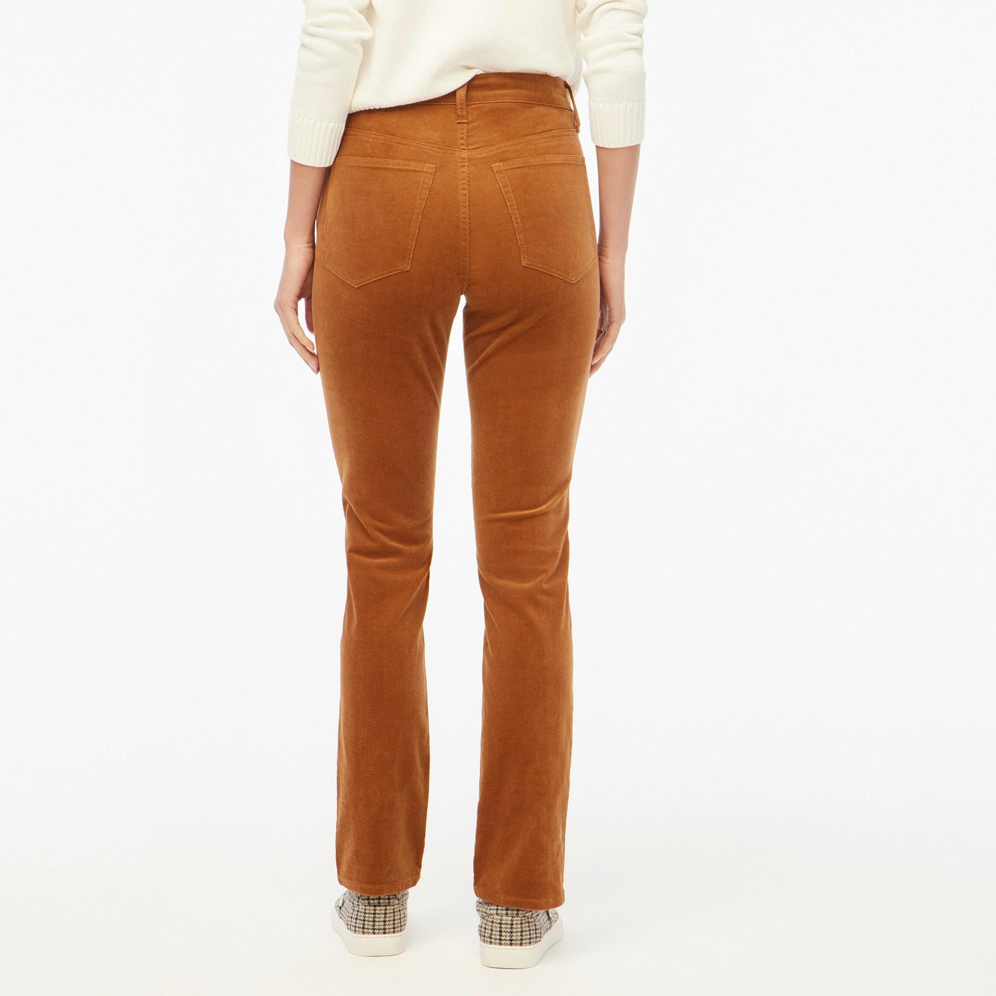 Corduroy full-length essential straight pant Product Image