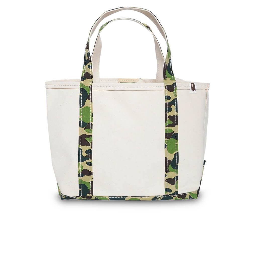 Saint Michael x A Bathing Ape Medium Tote Bag - White/Camo Male Product Image