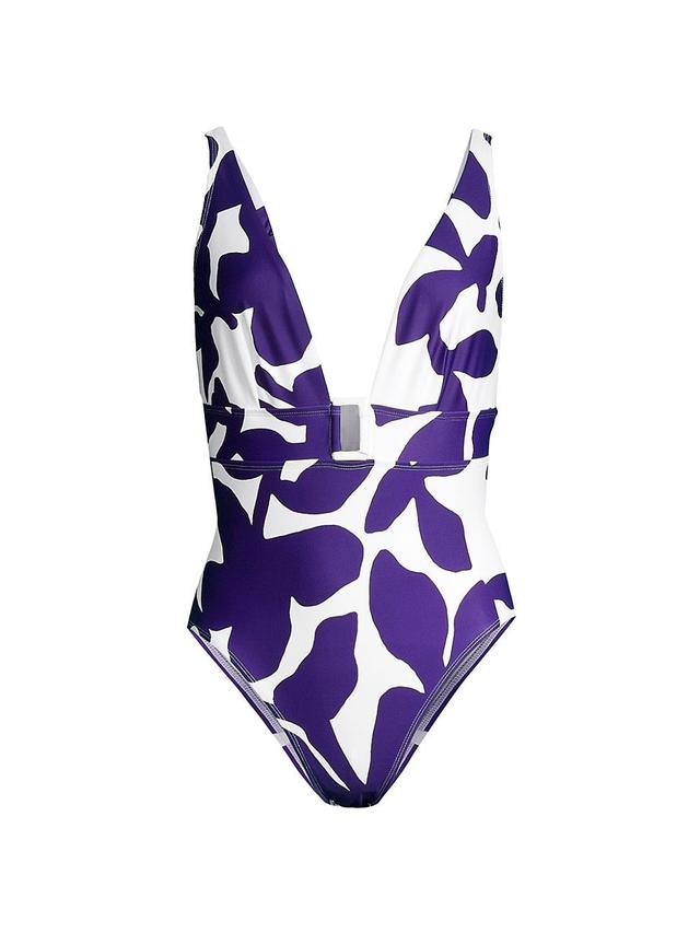 Womens Grand Foliage One-Piece Swimsuit Product Image