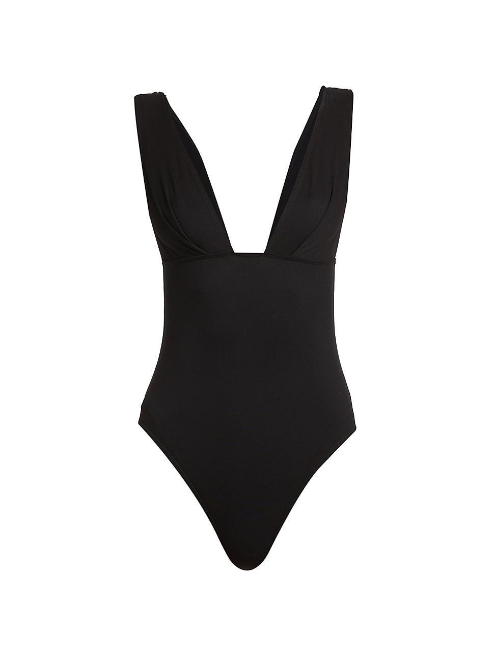 Womens Cora Plunge One-Piece Swimsuit Product Image