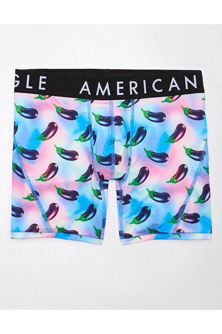 AEO Mens Eggplant Tie-Dye 6 Flex Boxer Brief Men's Product Image