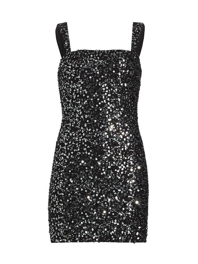 Womens Benson Sequined Minidress Product Image