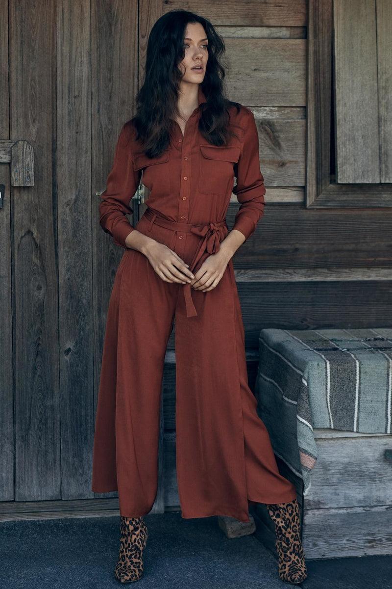 Button Down Jumpsuit Product Image