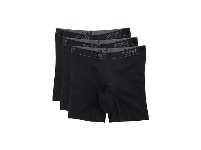 2(X)IST Essential Cotton 3-Pack Boxer Brief New Logo) Men's Underwear Product Image