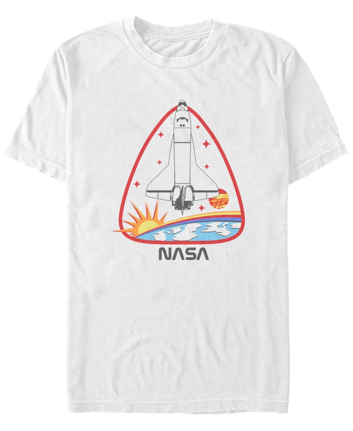 Mens NASA Portrait Fill Logo Tee White Product Image