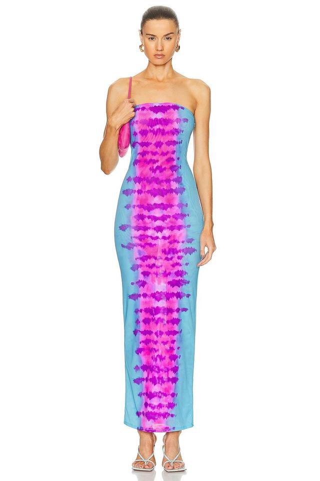 ROCOCO SAND Opal Maxi Dress in Purple,Blue Product Image