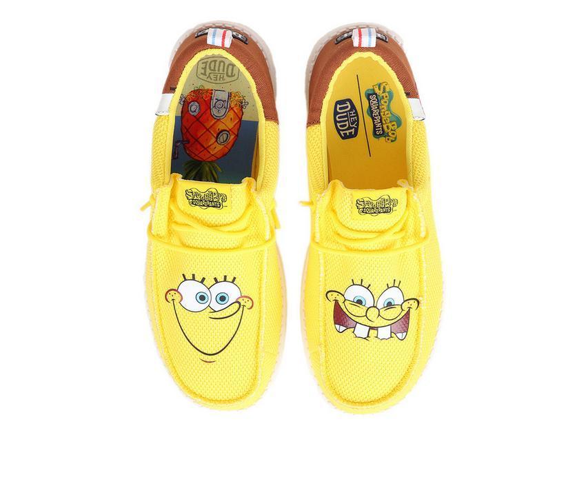 Men's HEYDUDE Wally Funk Spongebob Casual Shoes Product Image