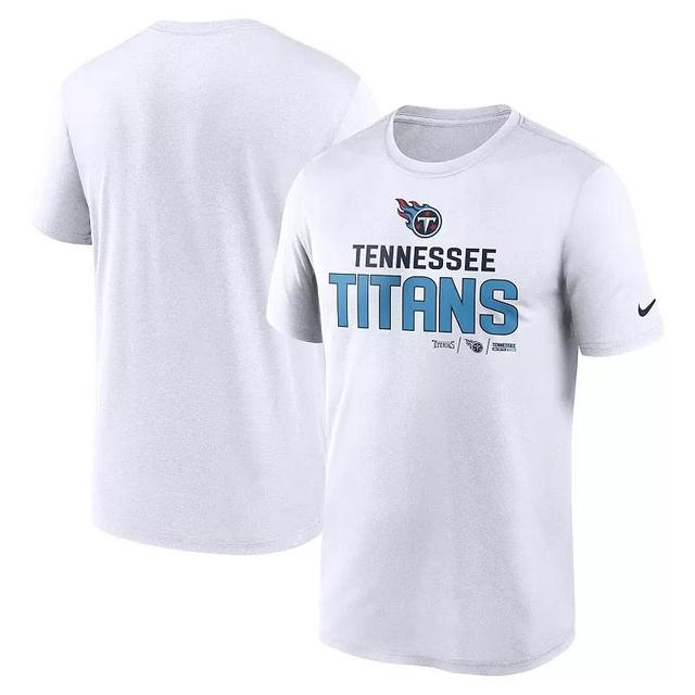 Mens Nike White Tennessee Titans Legend Community Performance T-shirt Product Image