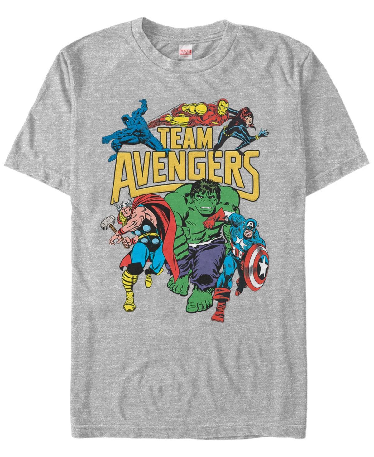 Mens Avengers Tee Athletic Grey Product Image