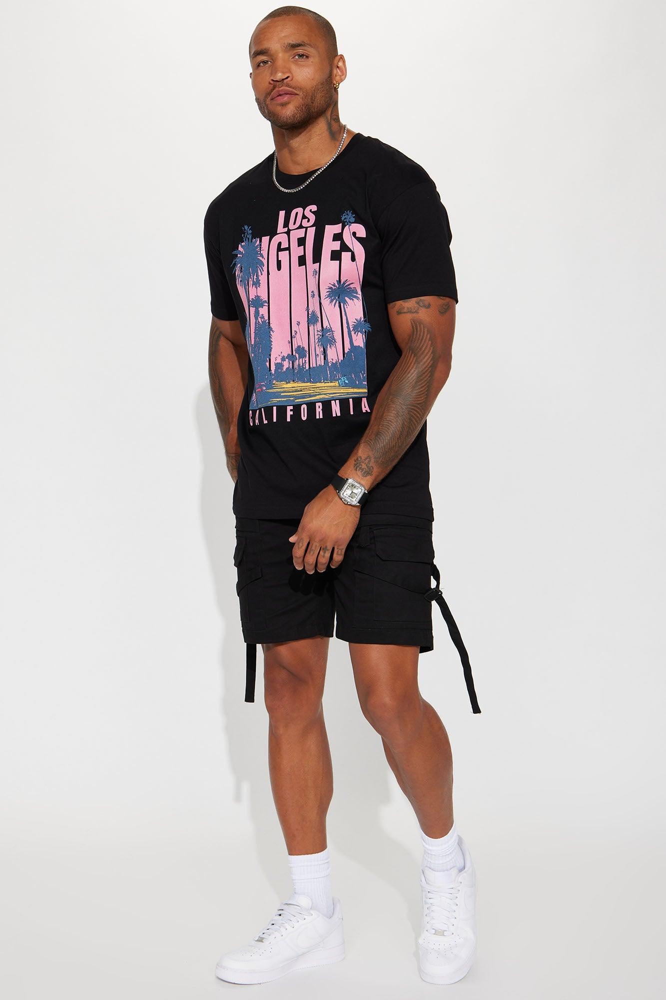 Los Angeles Palm Streets Short Sleeve Tee - Black Product Image