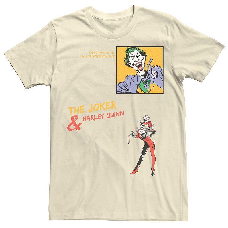 Mens Batman The Joker And Harley Quinn Retro Tee Product Image