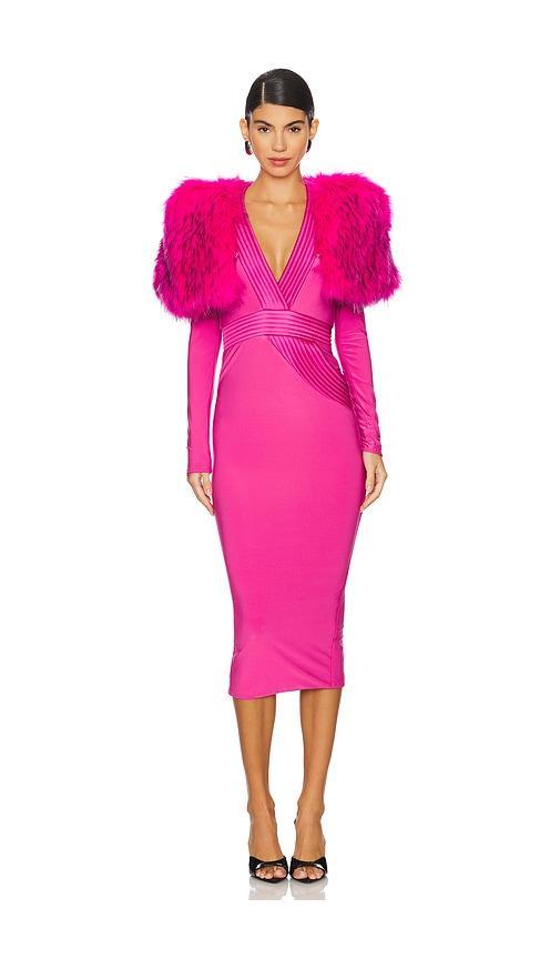 The Heiress Faux Fur 2 Piece Dress Product Image