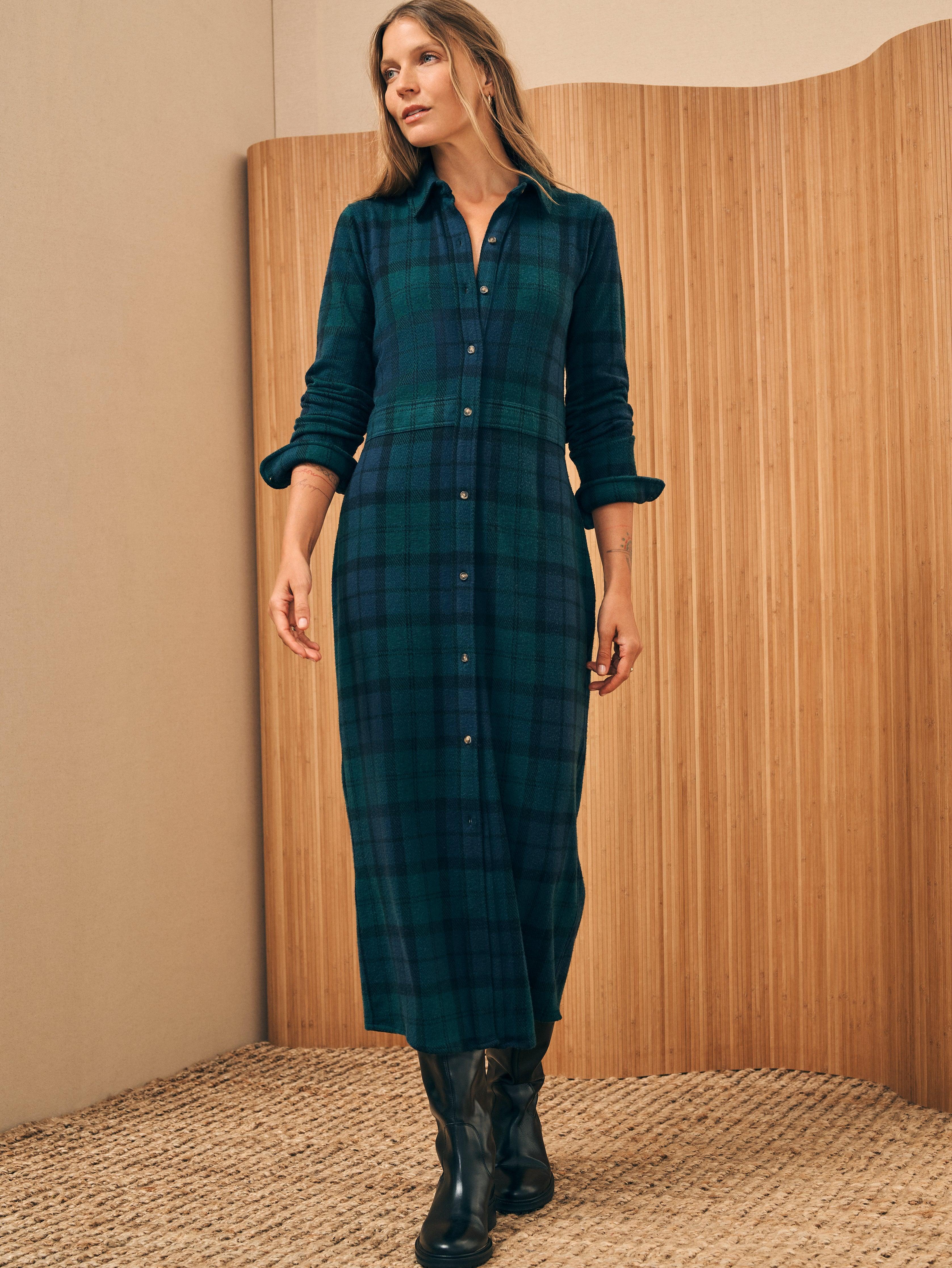 Legend™ Sweater Maxi Dress - Blackwatch Plaid Female Product Image