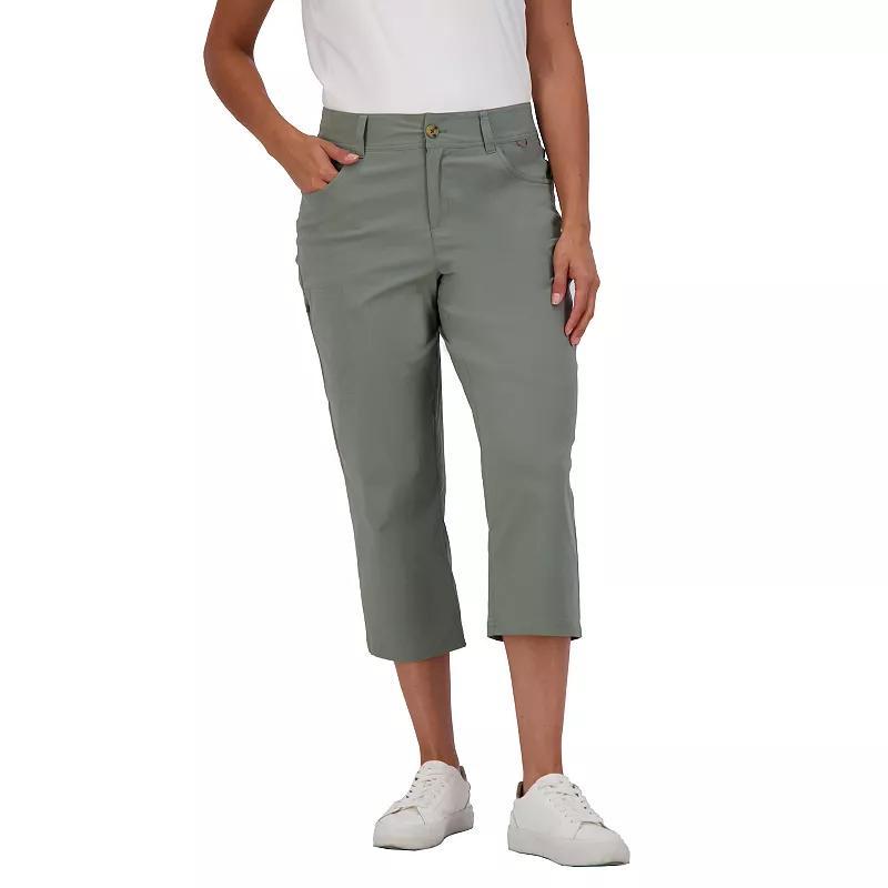 Womens ZeroXposur Sacramento Stretch Capris Grey Product Image