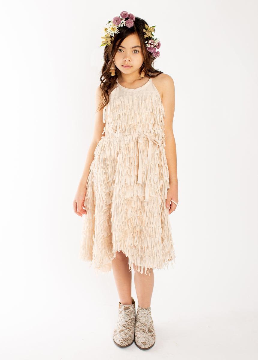 Caleo Dress in Ecru Product Image