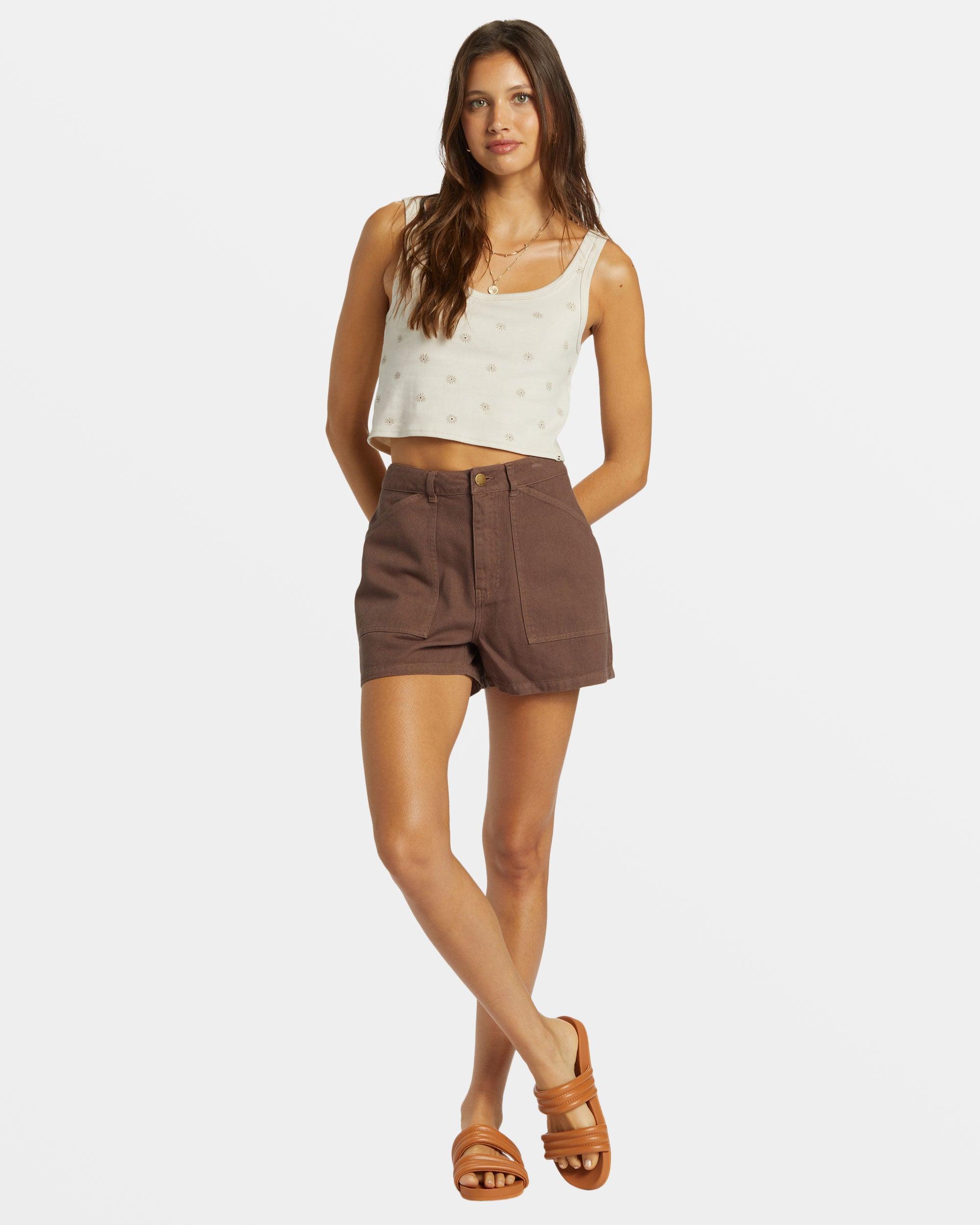 Leia Denim Shorts - Kona Female Product Image