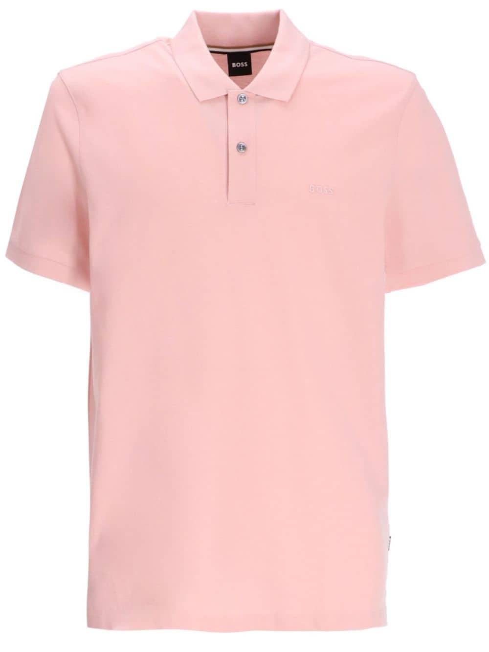 HUGO BOSS Boss Man Polo Shirt Salmon Pink Size Xl Cotton Product Image