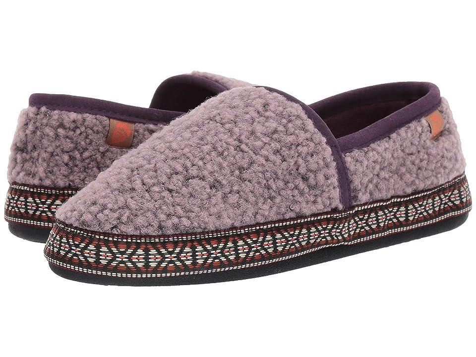 Acorn Woven Trim Moc (Iris) Women's Slippers Product Image