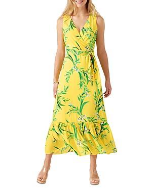 Tommy Bahama Floral Glow Tie Front Maxi Dress Product Image