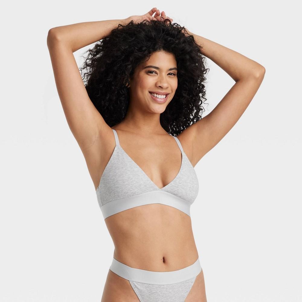 Womens Cotton Stretch Triangle Bralette - Auden XS Product Image