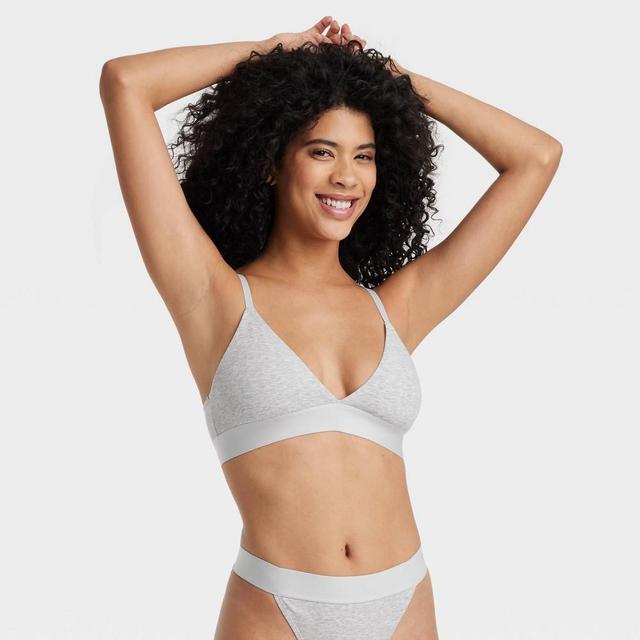 Womens Cotton Stretch Triangle Bralette - Auden M Product Image