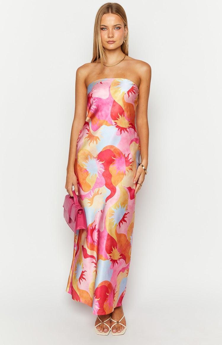 Damia Sun Print Maxi Dress Product Image