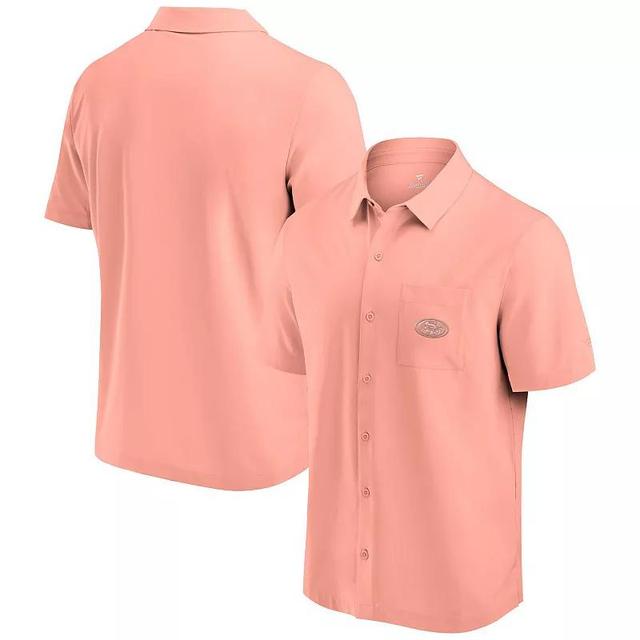 Mens Fanatics Signature Coral San Francisco 49ers Front Office Button-Up Shirt Product Image