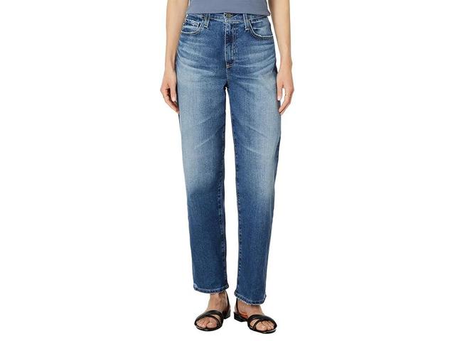 AG Jeans Rian Super High Rise Straight Jeans (Lake Como) Women's Jeans Product Image