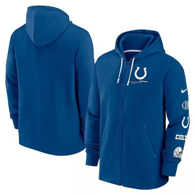 Mens Nike Royal Indianapolis Colts Surrey Full-Zip Hoodie Product Image